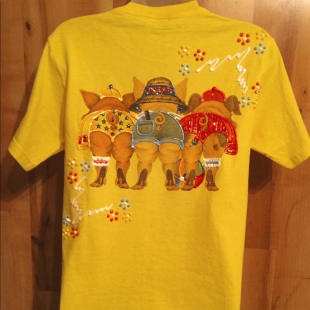 Fruit Of The Loom S Bacon In The Sun Pigs T-Shirt